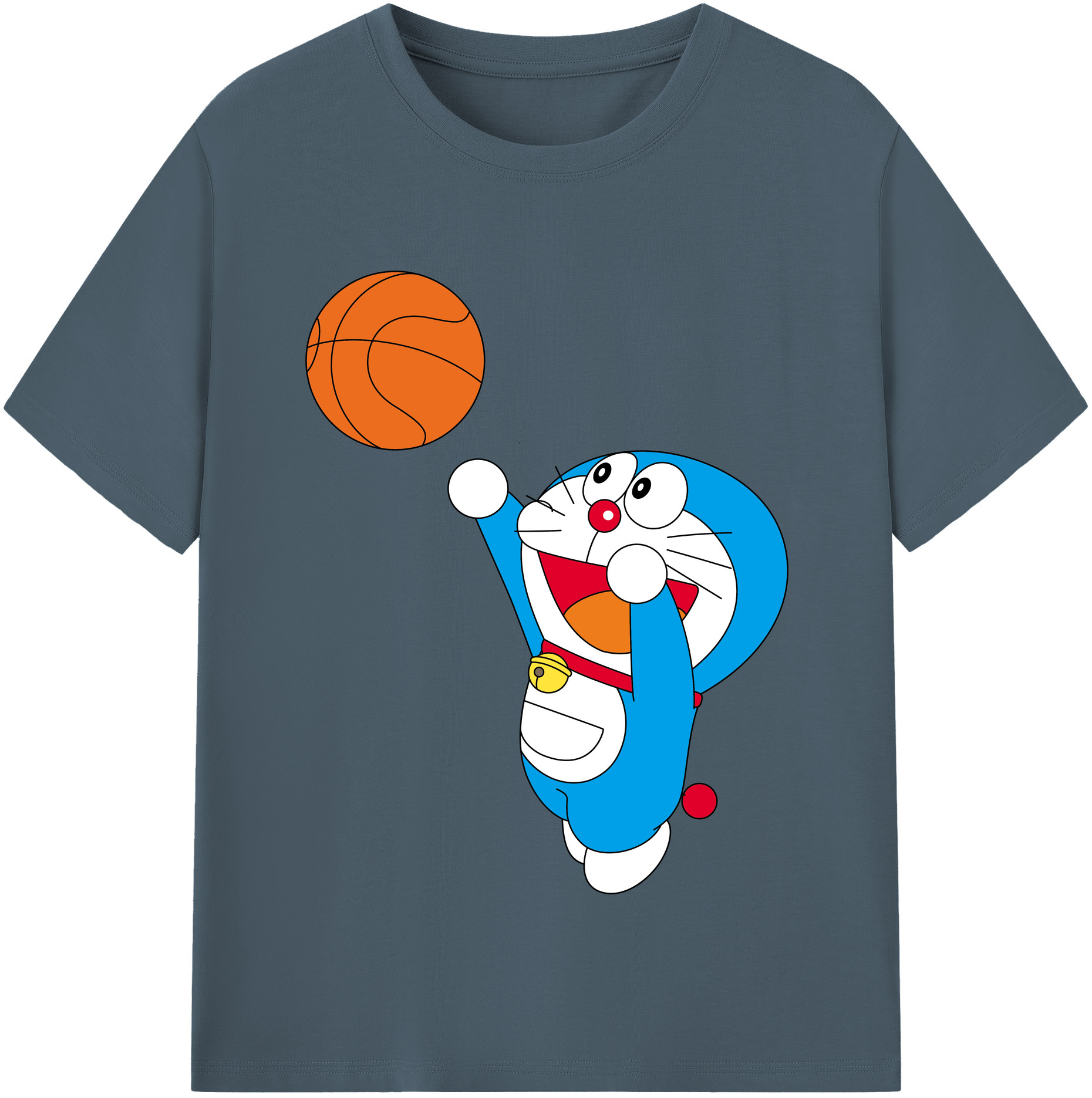 （画像用） ドラえもん Doraemon 綿100％半袖Tシャツ（フロントプリント）